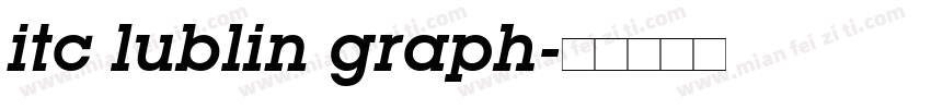itc lublin graph字体转换